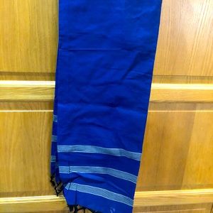 NWT Royal Blue Cotton Scarf